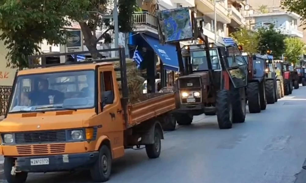 Κοζάνη: Ξεσηκώθηκαν σε πορεία διαμαρτυρίας οι αγρότες